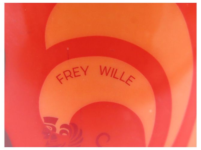 Autre Marque NEUF BRACELET MICHAELA FREY FREYWILLE CERCLE DIVA SPHINX EMAIL 18CM BANGLE Rouge - vue 6