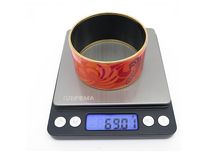 Autre Marque NEUF BRACELET MICHAELA FREY FREYWILLE CERCLE DIVA SPHINX EMAIL 18CM BANGLE Rouge - vue 8