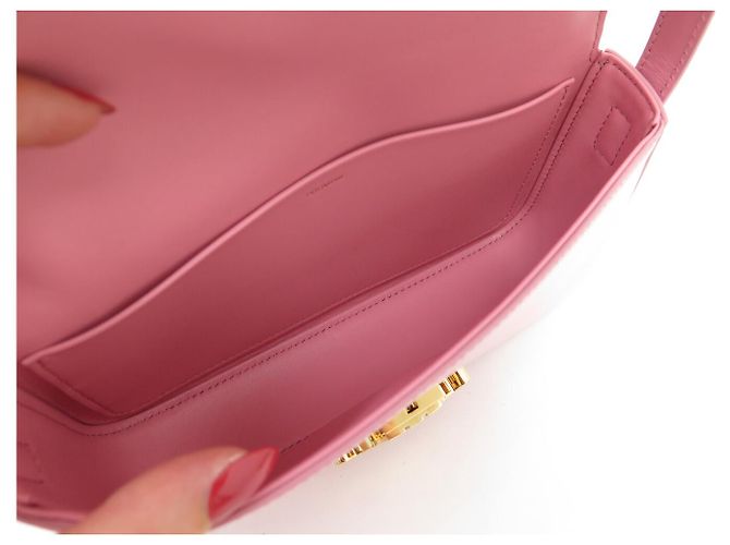Céline NUOVA BORSA CELINE CLAUDE 194143BF4 PELLE DI VITELLO ROSA A SPALLA - vista 10