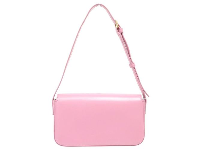 Céline NUOVA BORSA CELINE CLAUDE 194143BF4 PELLE DI VITELLO ROSA A SPALLA - vista 2