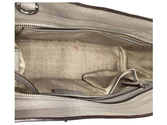 Borsa Selma di Michael Michael Kors in pelle grigia Grigio - vista 10
