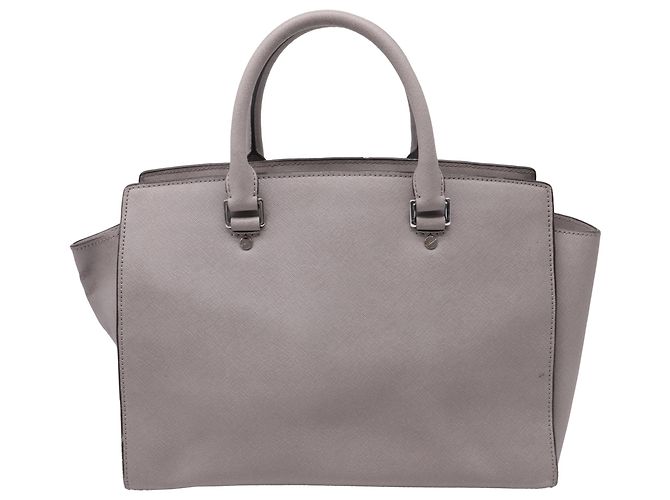 Borsa Selma di Michael Michael Kors in pelle grigia Grigio - vista 5