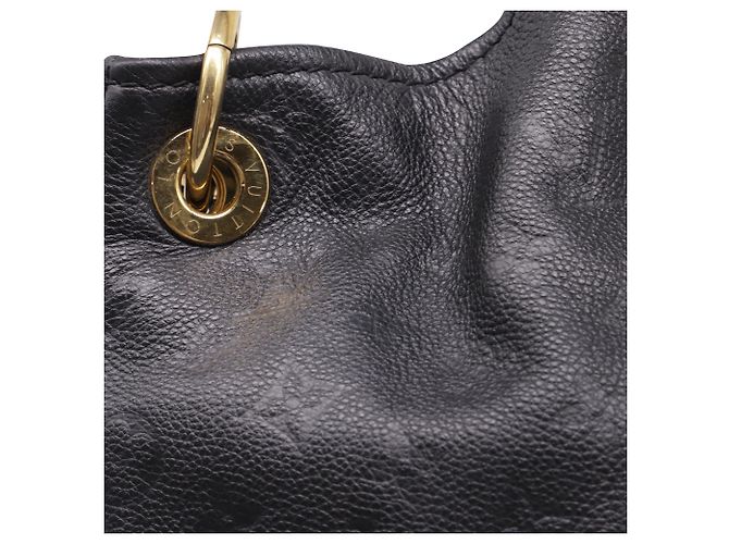 Louis Vuitton Monogram Empreinte Artsy MM in pelle nera Nero - vista 11