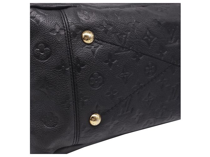 Louis Vuitton Monogram Empreinte Artsy MM in pelle nera Nero - vista 6