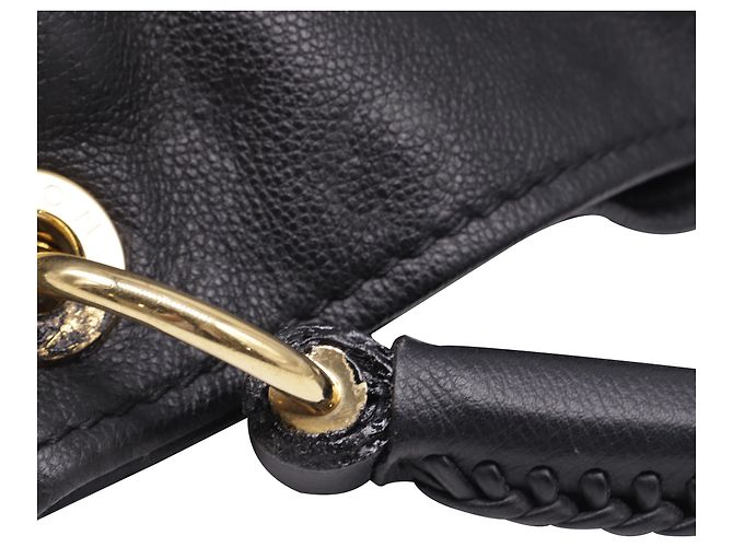 Louis Vuitton Monogram Empreinte Artsy MM in pelle nera Nero - vista 8