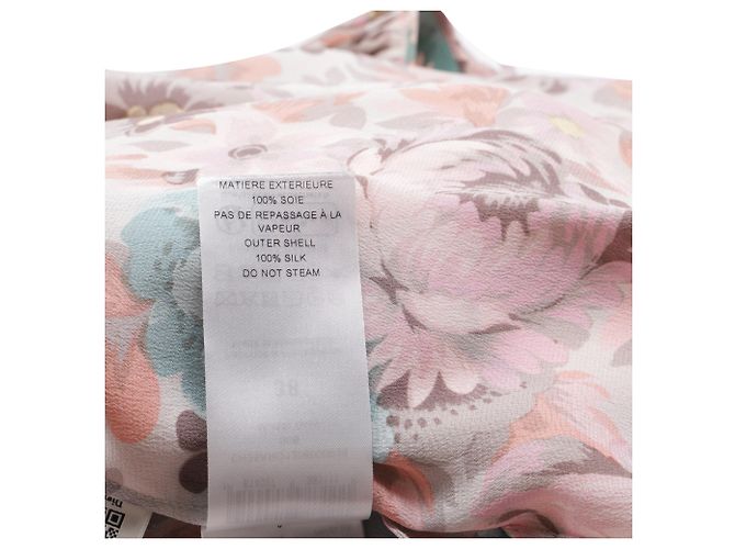 Chloé Mini-Kleid mit Rüschen aus Seide mit Blumenprint - Ansicht 7