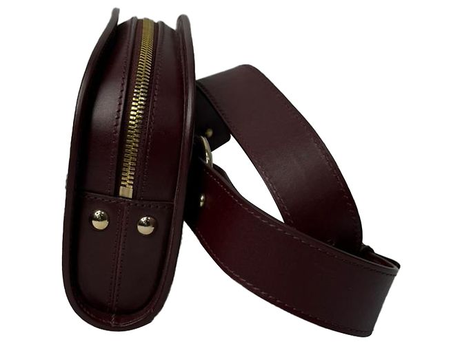 Apc Borsa a mezzaluna A.P.C. in pelle rossa Rosso Bordò - vista 2