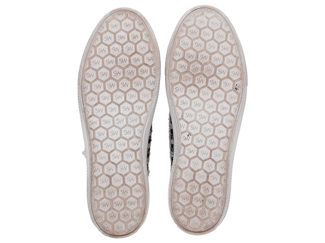 Sneakers Goldie di Stuart Weitzman in tweed multicolore - vista 6