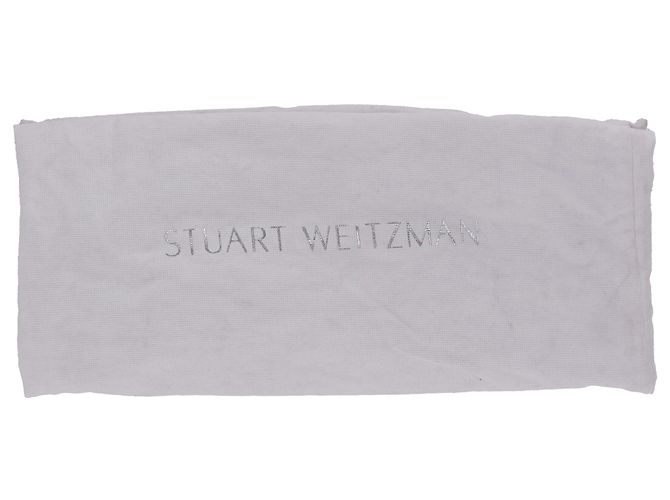 Bottes genou Stuart Weitzman en daim noir - vue 6
