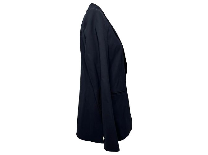 Einreihiger Blazer Weekend Max Mara aus Navy-Blauer Wolle Marineblau - Ansicht 2