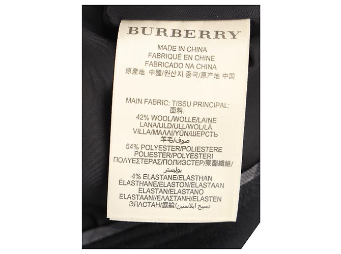 Burberry Brit Bleistiftrock aus schwarzer Wolle - Ansicht 4