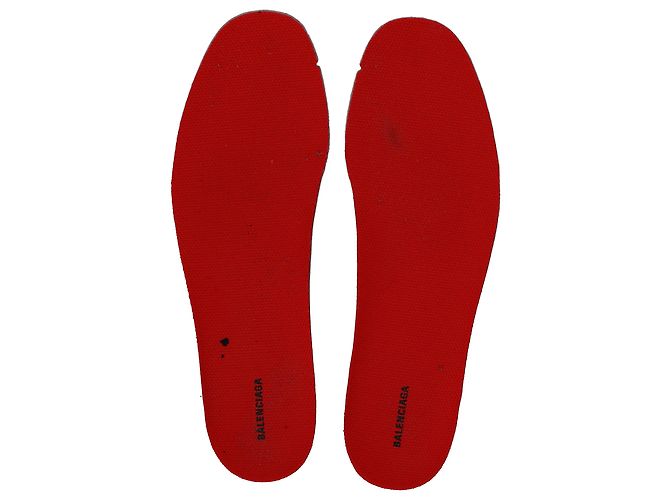 Everyday Baskets Balenciaga Triple S semelle transparente en polyester rouge - vue 7
