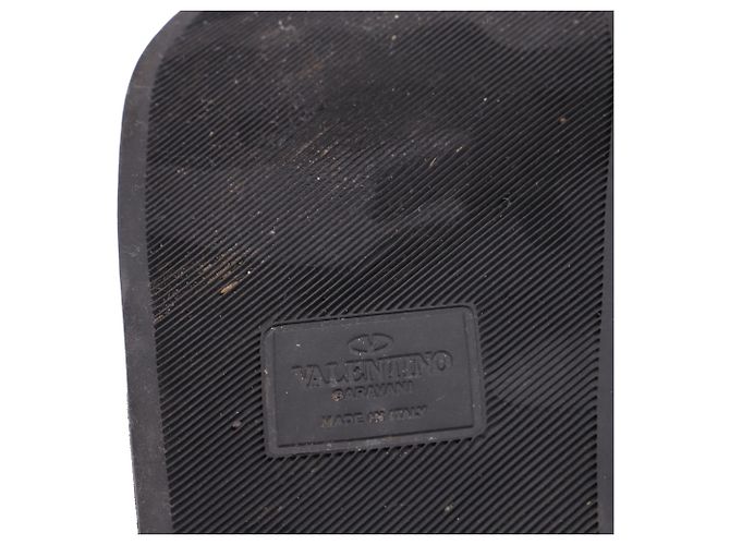 Valentino Garavani Sandali Slide Valentino Denim Stars in gomma blu Blu navy - vista 6