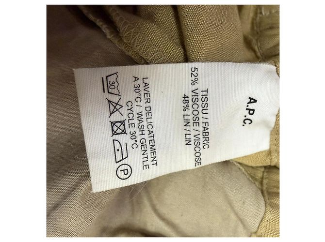 Apc Calça Jogger A.P.C. em viscose marrom Vermelho - vista 6