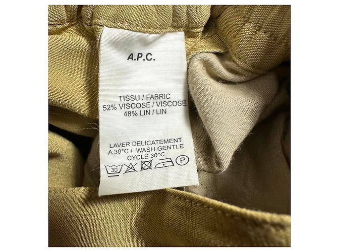 Apc Calça Jogger A.P.C. em viscose marrom Vermelho - vista 9