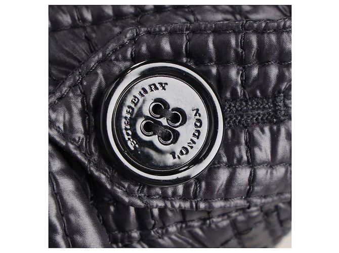Burberry Steppjacke aus schwarzem Polyester - Ansicht 11