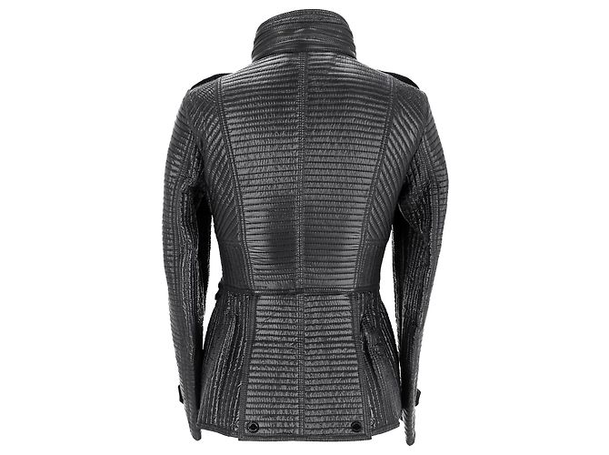 Burberry Steppjacke aus schwarzem Polyester - Ansicht 3