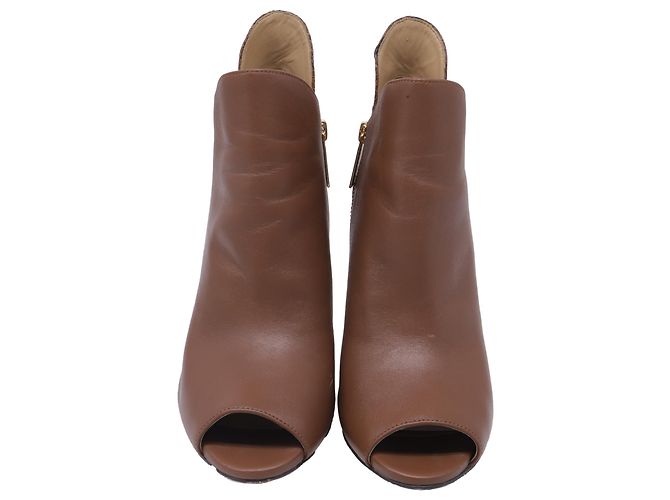 Botines de punta abierta Alane de Michael Michael Kors en piel marrón Castaño - vista 2