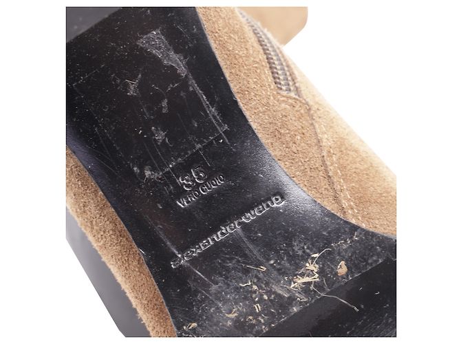 Botines Alexander Wang en ante marrón Castaño - vista 8
