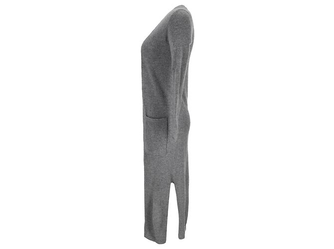 Theory Cardigan mit offenem Front in Grau aus Kaschmir - Ansicht 2