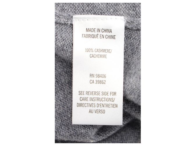 Theory Cardigan mit offenem Front in Grau aus Kaschmir - Ansicht 5