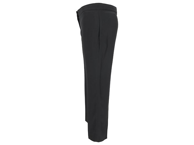 Pantalones cortos Alexander McQueen en viscosa negra Negro - vista 2