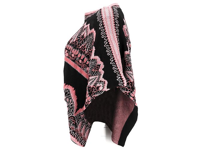 Valentino Garavani Valentino Ponchi Strickoberteil aus mehrfarbiger Viskose Mehrfarben - Ansicht 2