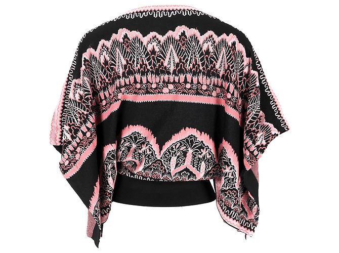 Valentino Garavani Valentino Ponchi Strickoberteil aus mehrfarbiger Viskose Mehrfarben - Ansicht 3