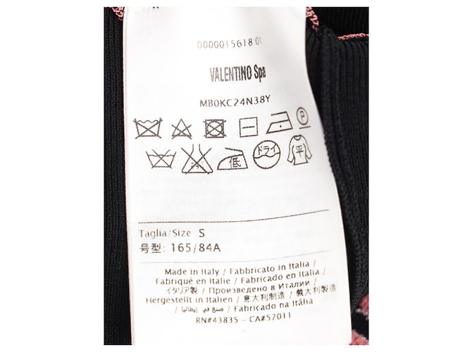 Valentino Garavani Valentino Ponchi Strickoberteil aus mehrfarbiger Viskose Mehrfarben - Ansicht 6