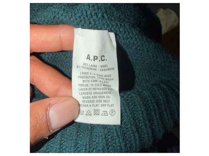 Apc Jersey Janet de lana verde A.P.C. - vista 5