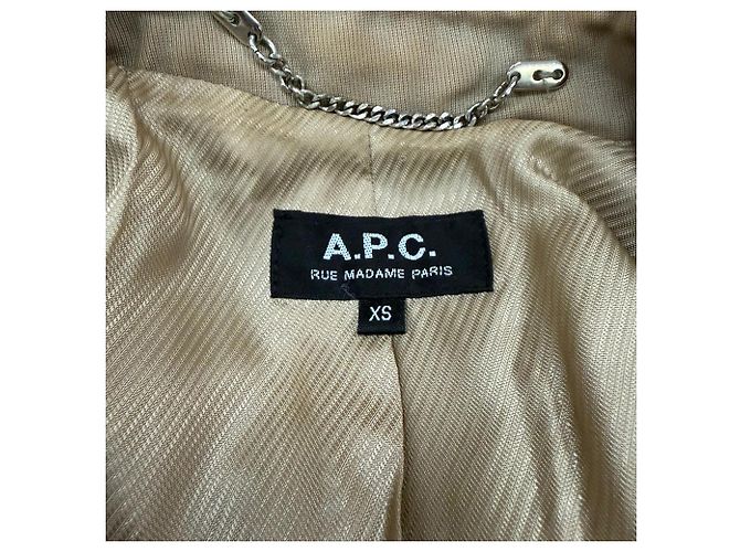 Apc Gabardina Greta de A.P.C. en algodón beige - vista 5