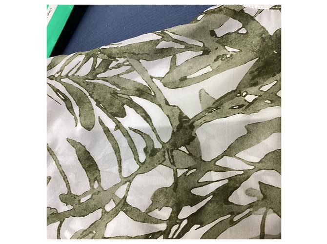Camicia Brunello Cucinelli Herbarium in seta verde Stampa python - vista 13