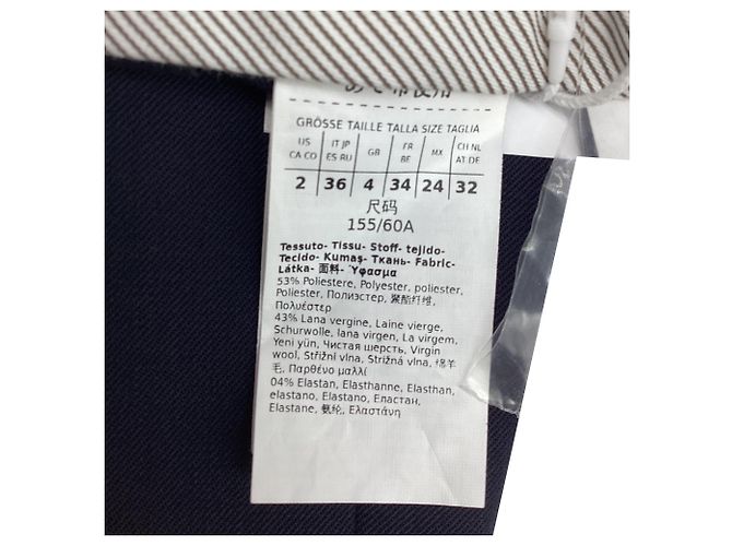 Max Mara Weekend Plissee-Hose aus Polyester in Navy Blue Blau Marineblau - Ansicht 5
