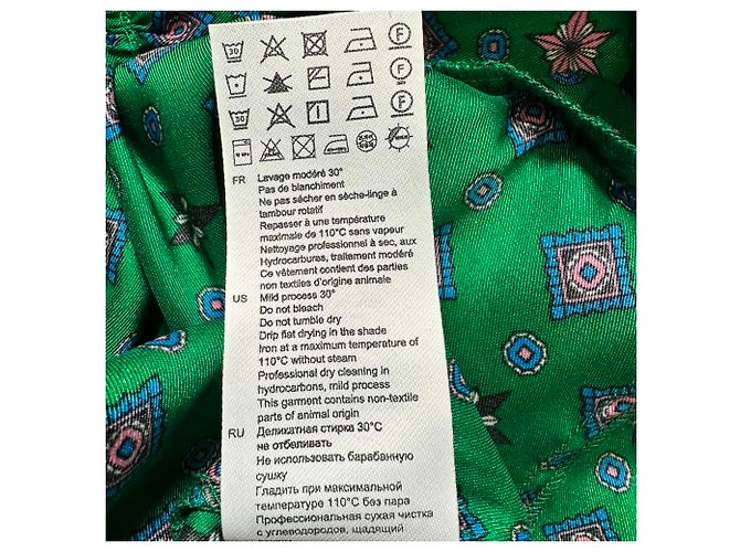 Sandro Mini-Hemdkleid mit Print aus Multicolour-Polyester Mehrfarben - Ansicht 5