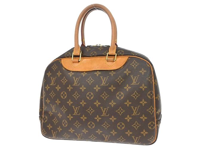 Louis Vuitton Deauville Monogram Canvas 34 Marrone - vista 2