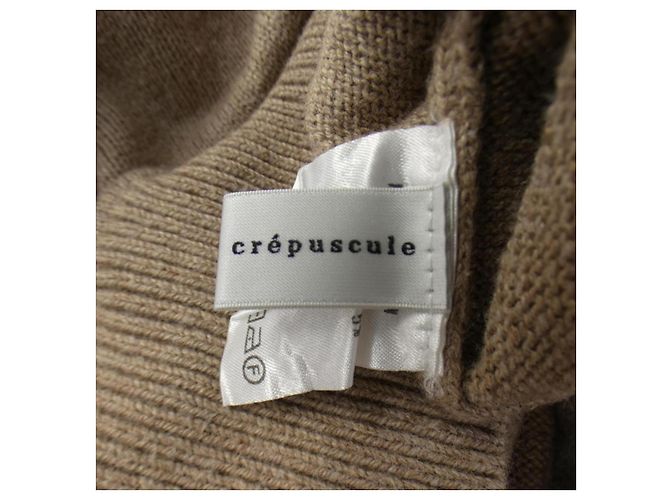 Autre Marque Crepuscule Kapuzenpullover aus Kaschmir-Mischung Braun - Ansicht 4