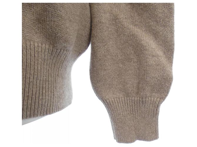 Autre Marque Crepuscule Kapuzenpullover aus Kaschmir-Mischung Braun - Ansicht 6