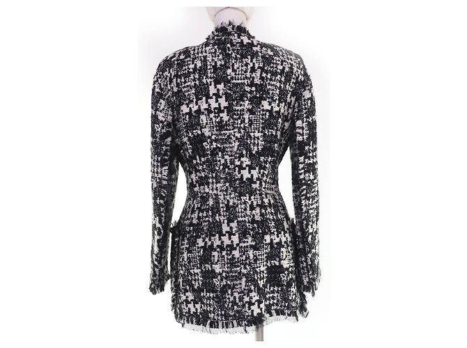 Dolce & Gabbana Cappotto in tweed con gioielli Dolce&Gabbana Nero - vista 3