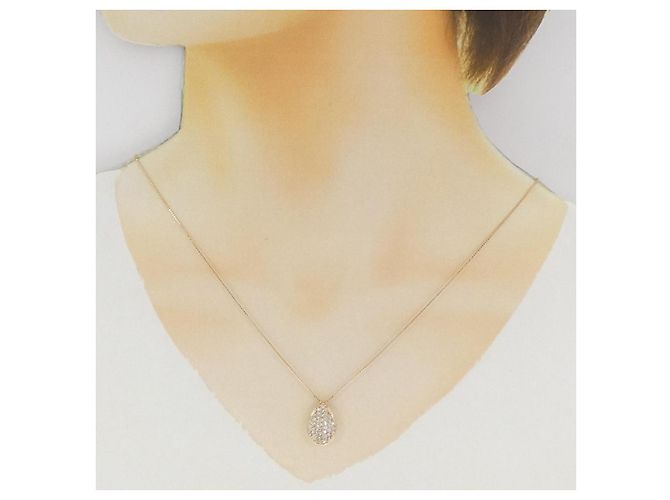 Autre Marque Collana con Diamanti Au750 Rosa - vista 6