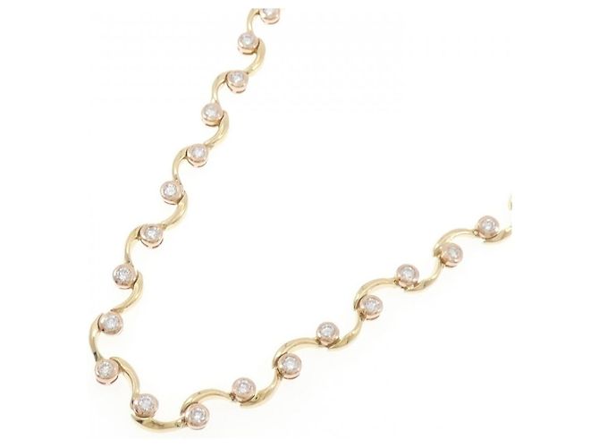 Autre Marque Collana con Diamanti Au750 D'oro - vista 2