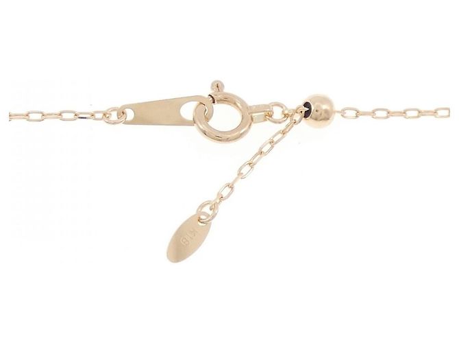 Autre Marque Collana Iniziale R in Au750 con Diamante Rosa - vista 5