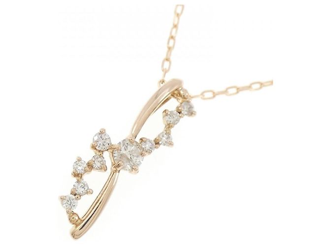 Autre Marque Collana con Diamanti Au750 Rosa - vista 3