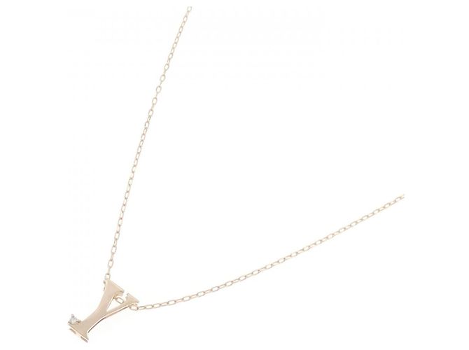 Autre Marque Au750 Initial Y Diamant-Halskette Pink - Ansicht 2
