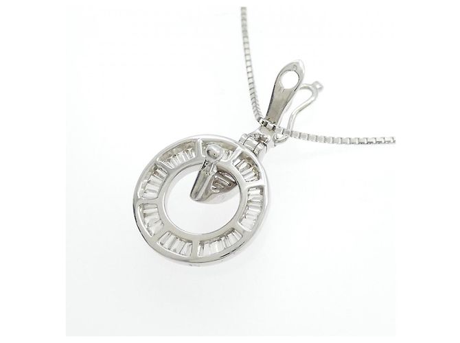 Autre Marque Collana con diamante Au750 Argento - vista 4