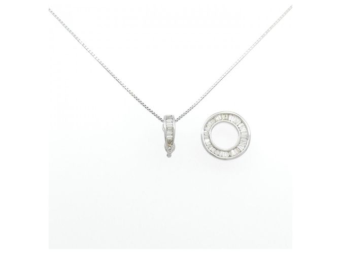 Autre Marque Collana con diamante Au750 Argento - vista 5