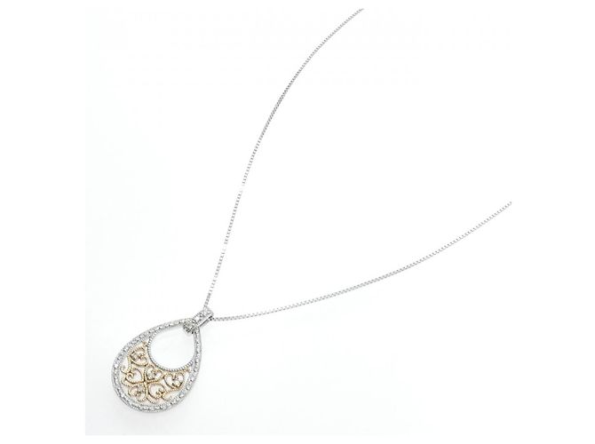 Autre Marque Collana con Diamanti Au750 D'oro - vista 2