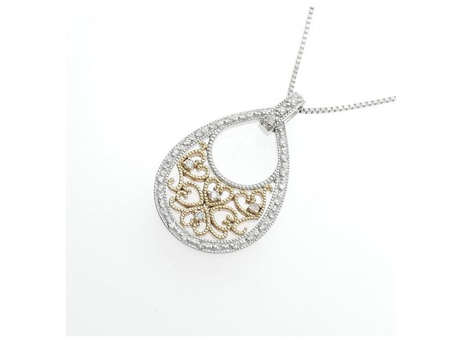 Autre Marque Collana con Diamanti Au750 D'oro - vista 3