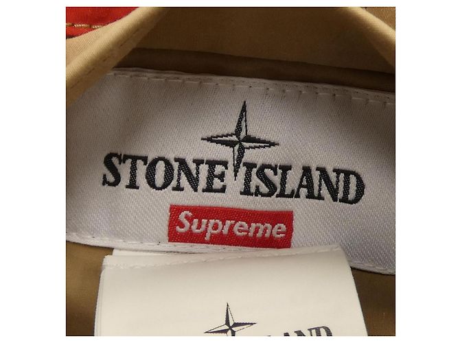 Autre Marque Chaqueta de Plumas Stone Island SUPREME Beige - vista 5
