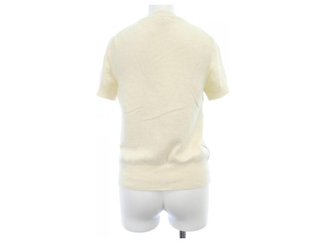 Hermès Hermes 2E2638D1 Kaschmir Strickware 36 Weiß - Ansicht 2