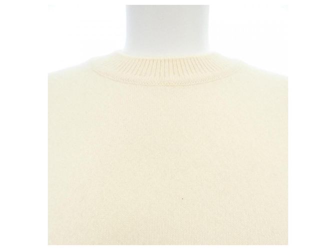 Hermès Hermes 2E2638D1 Kaschmir Strickware 36 Weiß - Ansicht 5